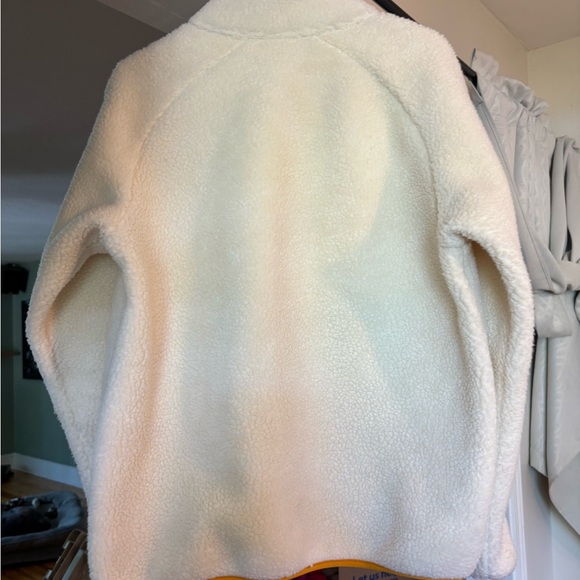 Fjallraven Cream Fleece with Yellow Accents - Picture 6 of 7